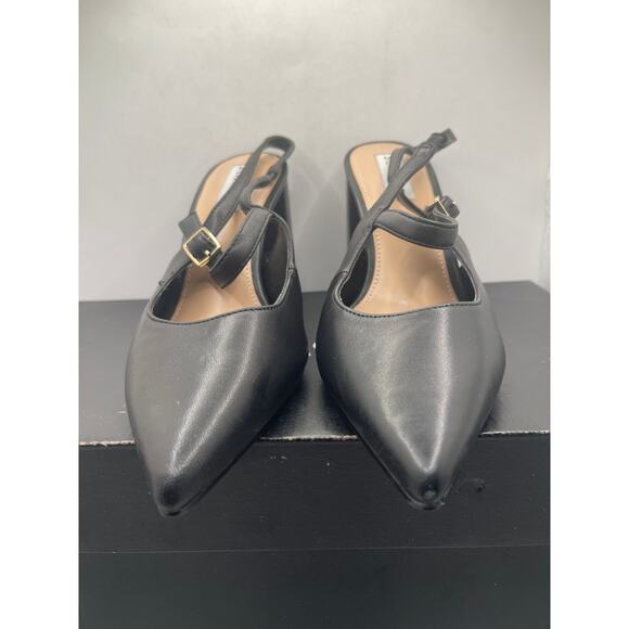 STEVE MADDEN MAEGAN BLACK PATENT Size 8.5M - Picture 2 of 10